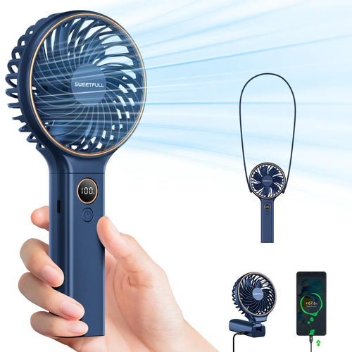 Handheld Fan5000mAh Portable Fan Mini fan Small
